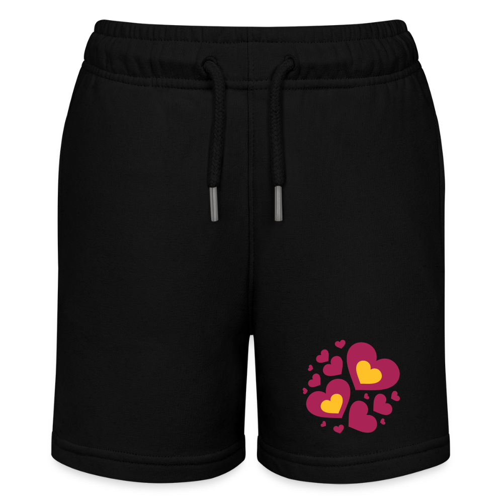 Stanley/Stella teenager bio-joggingshorts MINI BOLTER - zwart