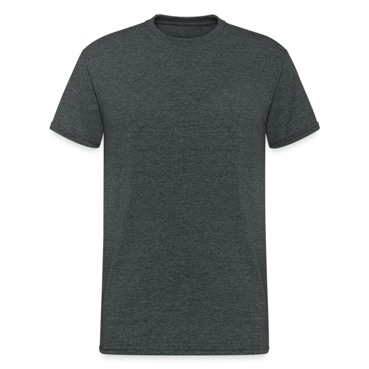 Mannen Gildan Heavy T-shirt - donkergrijs gemêleerd