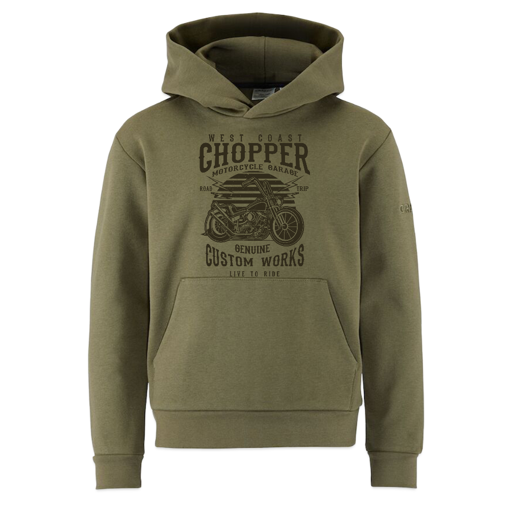 CRAFT Community 2.0 kinderhoodie - mosgroen