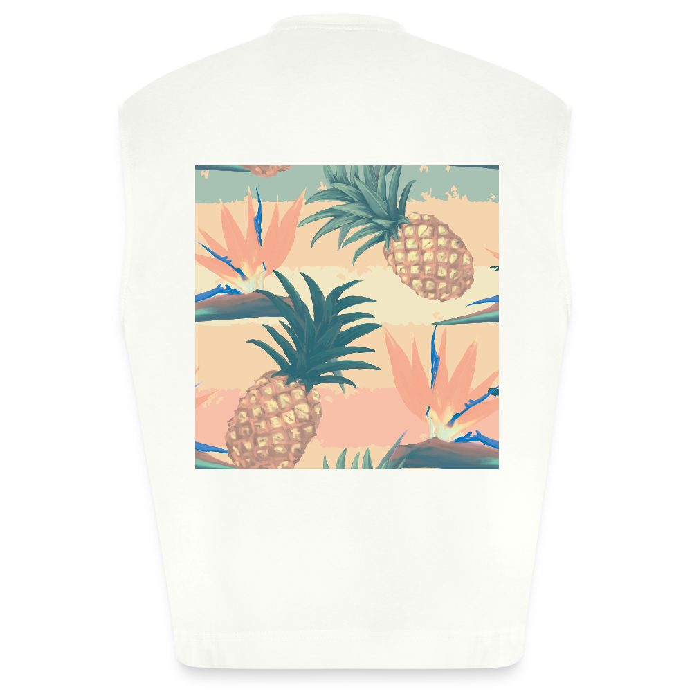 Heavyweight oversized organic tanktop made in EU Unisex - OFF WHITE