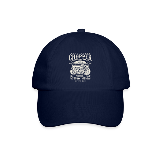 Baseballcap - blauw/blauw