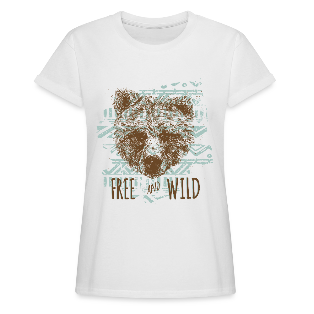 Vrouwen oversize T-shirt - wit