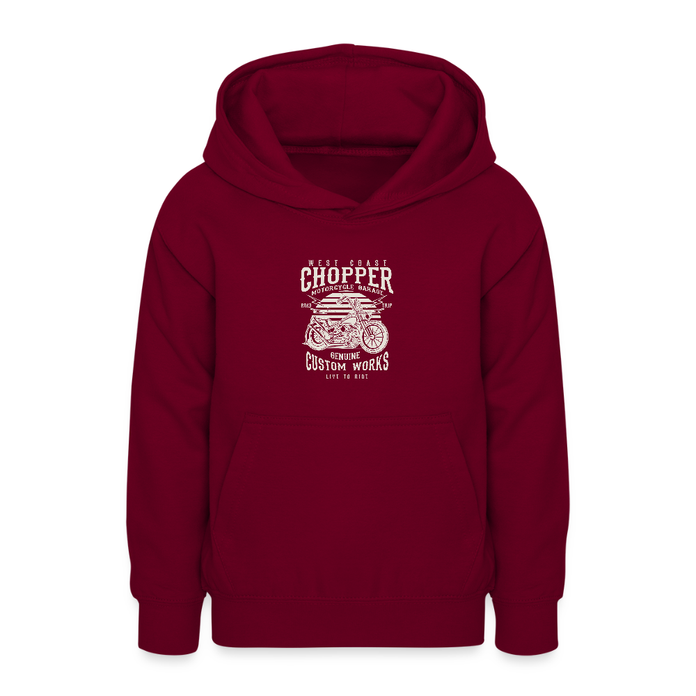 Teenager hoodie - bordeaux