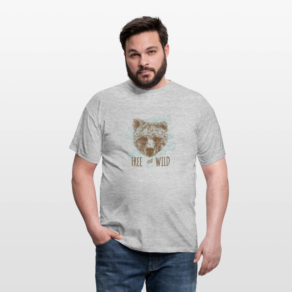 Mannen T-shirt - grijs gemêleerd