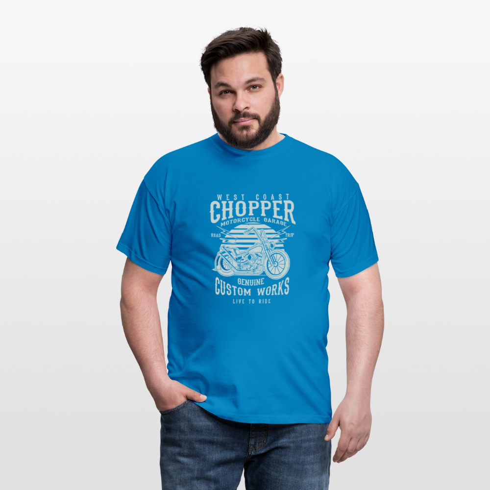 Mannen T-shirt - koningsblauw