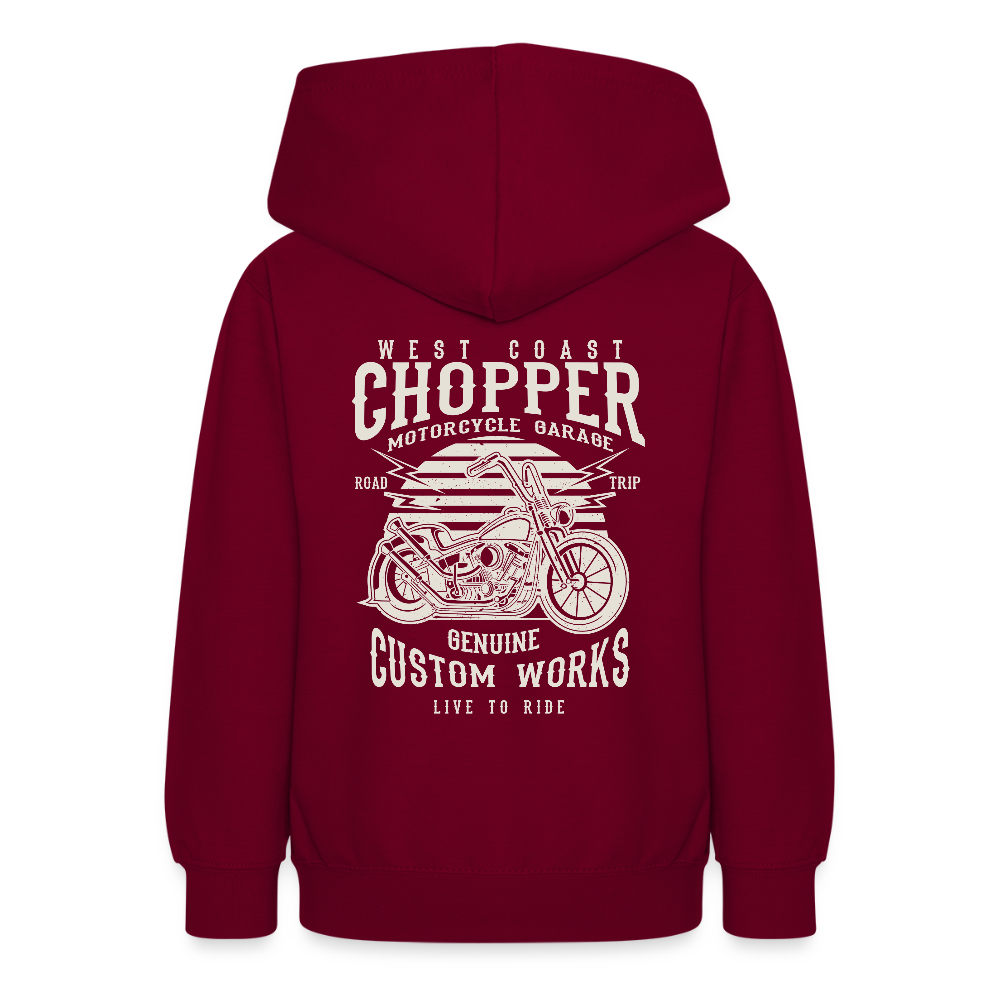 Teenager hoodie - bordeaux