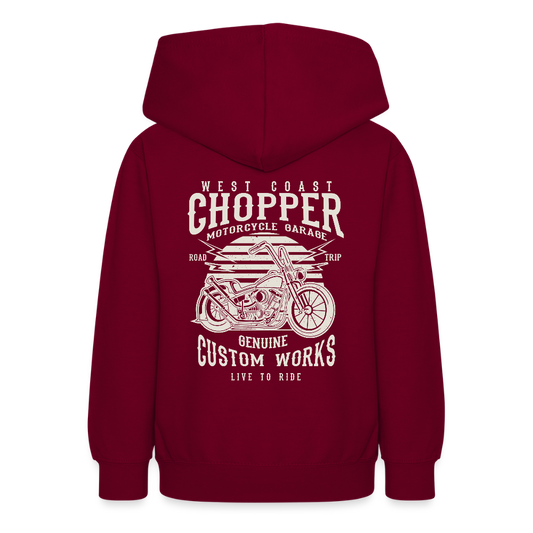 Teenager hoodie - bordeaux