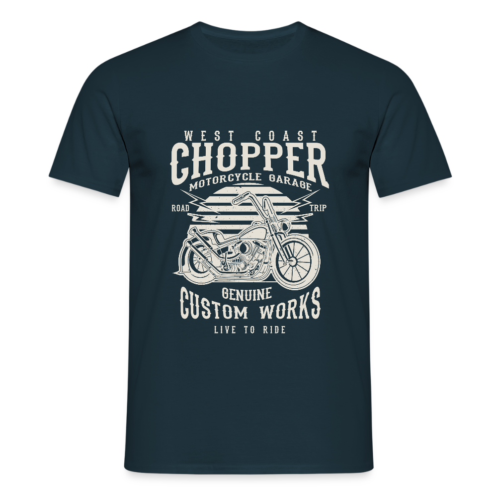 Mannen T-shirt - navy