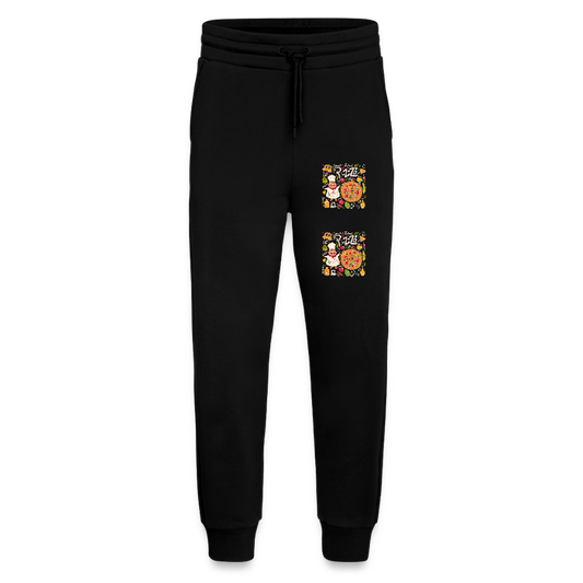 Organic relaxed joggingbroek made in EU - SOLID BLACK