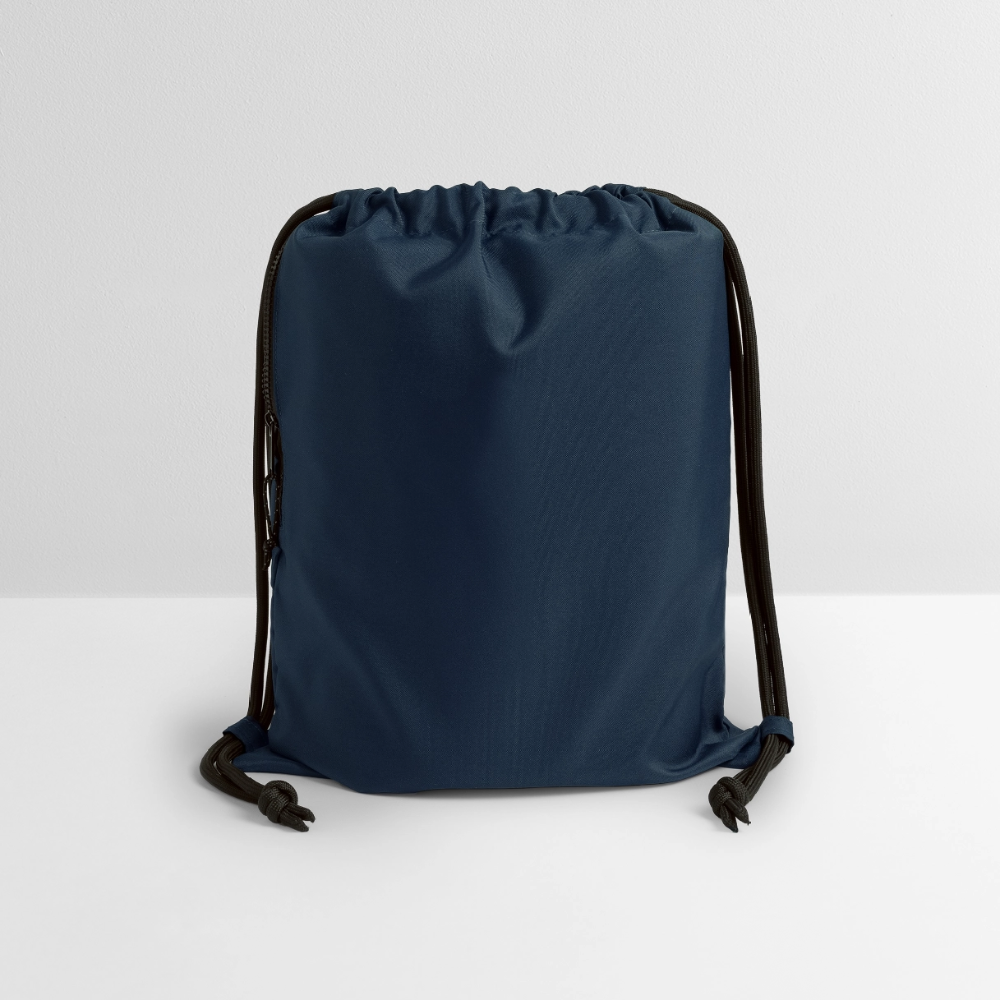 Gymtas van gerecycled materiaal - navy