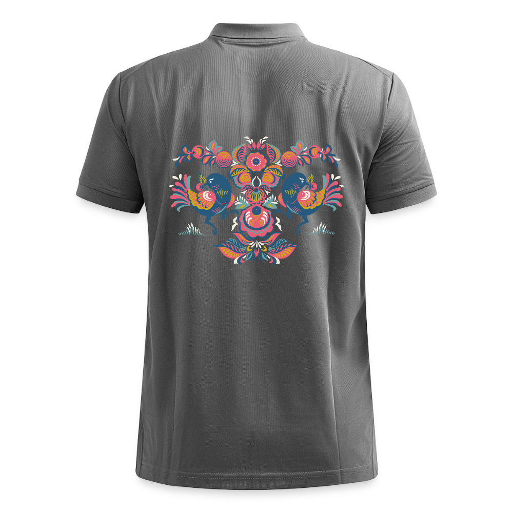 CRAFT Core Unify polo - donkergrijs gemêleerd