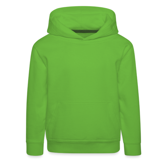 Kinderen trui Premium met capuchon - lichtgroen