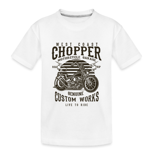 Kinderen premium biologisch T-shirt - wit