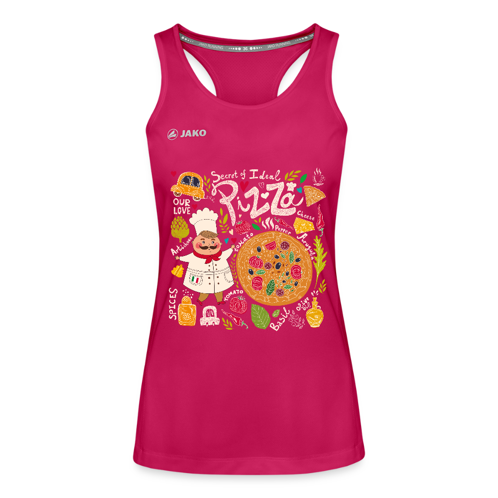 JAKO Vrouwen tanktop Run 2.0 - donker roze
