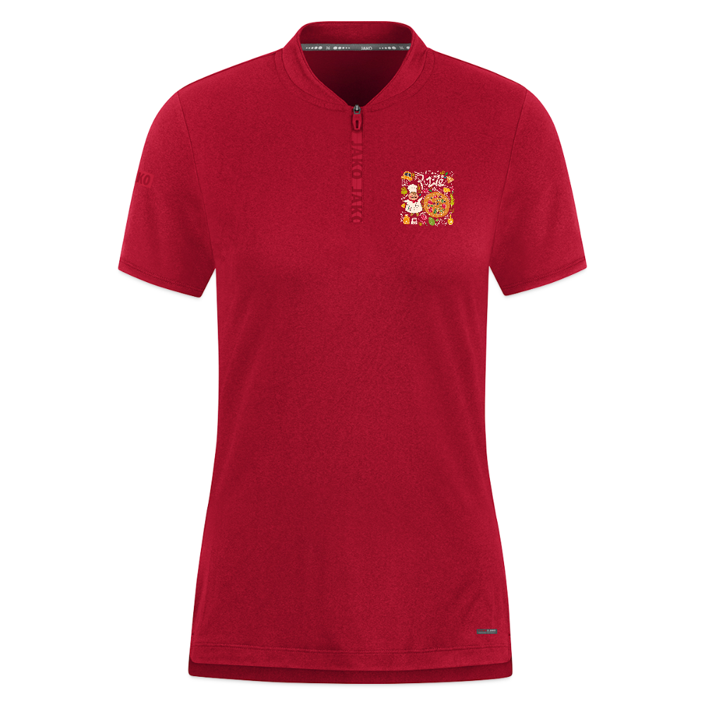 JAKO Vrouwen poloshirt Pro Casual - donkerrood