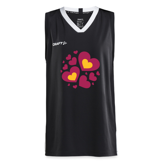CRAFT Progress teenager basketbalshirt - zwart