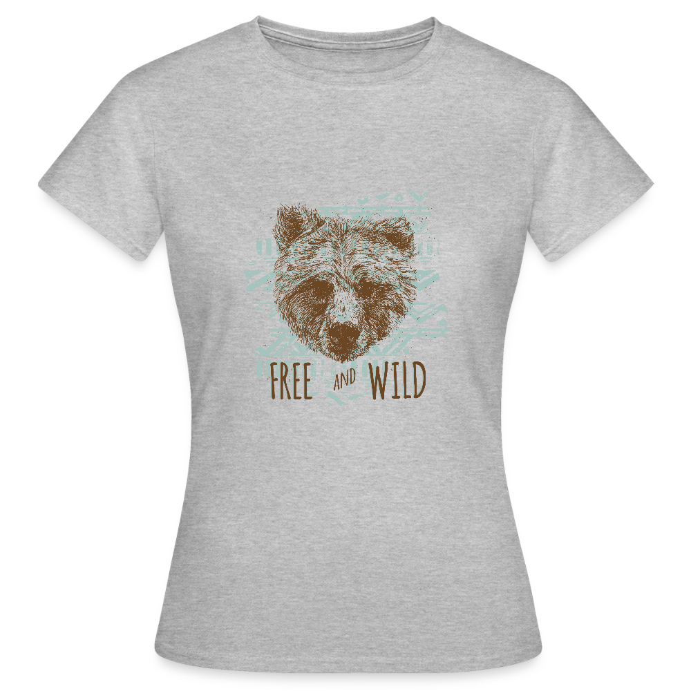 Vrouwen T-shirt - grijs gemêleerd