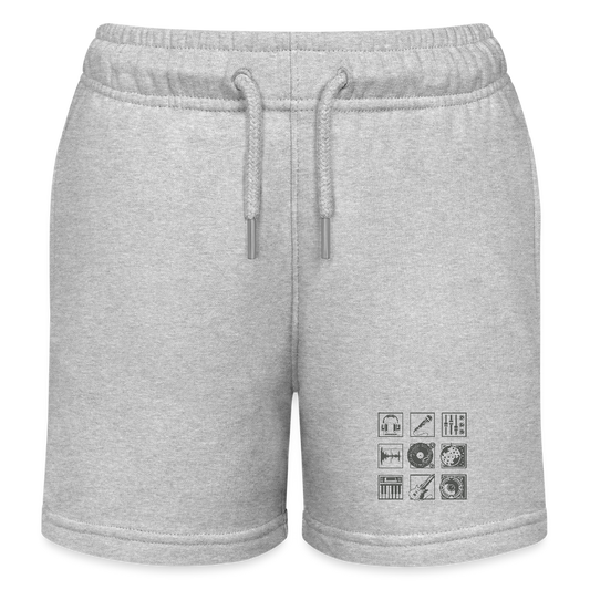 Stanley/Stella Kinder-bio-joggingshorts MINI BOLTER - grijs gemêleerd