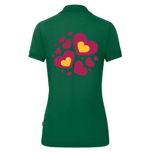 JAKO Vrouwen polo Organic - kelly groen
