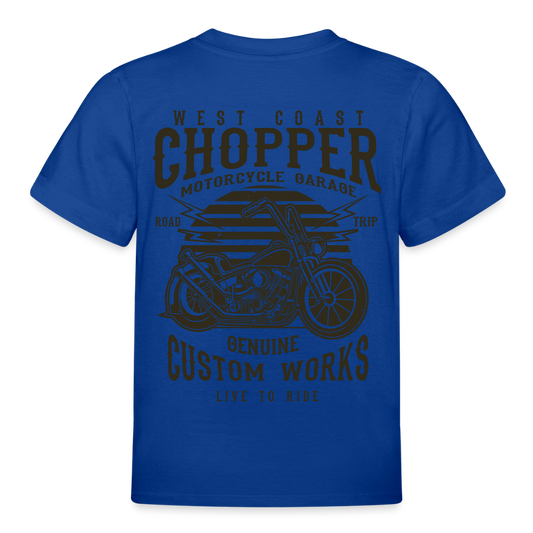 Teenager T-shirt - koningsblauw