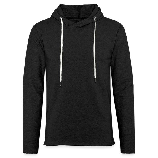 Lichte hoodie unisex - houtskool