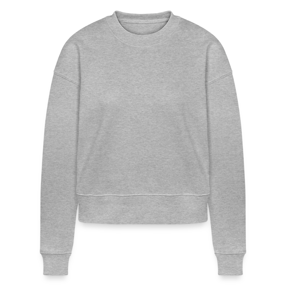 Stanley/Stella Cropped vrouwen bio sweatshirt CROPSTER - grijs gemêleerd