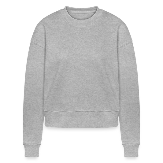 Stanley/Stella Cropped vrouwen bio sweatshirt CROPSTER - grijs gemêleerd