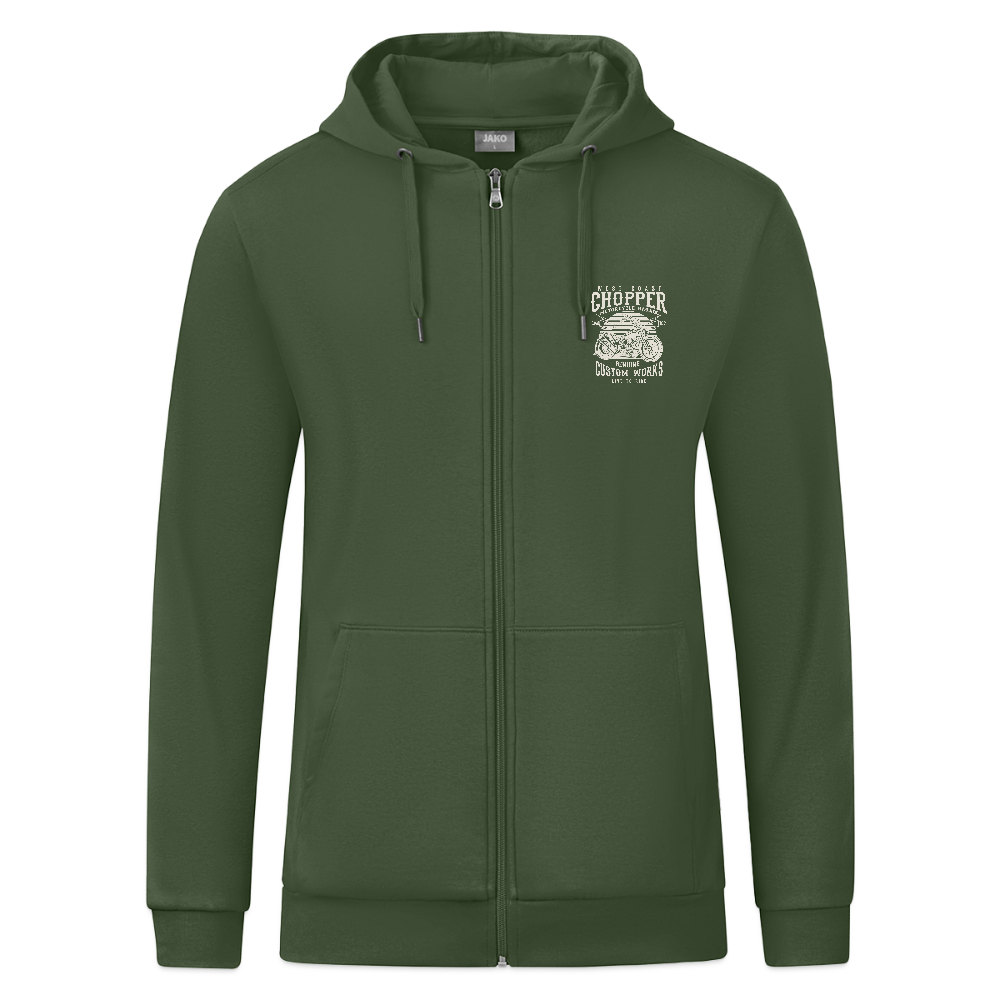 JAKO Ziphoodie Organic - dennengroen