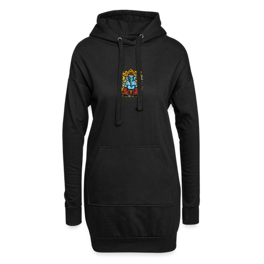 Hoodiejurk - zwart