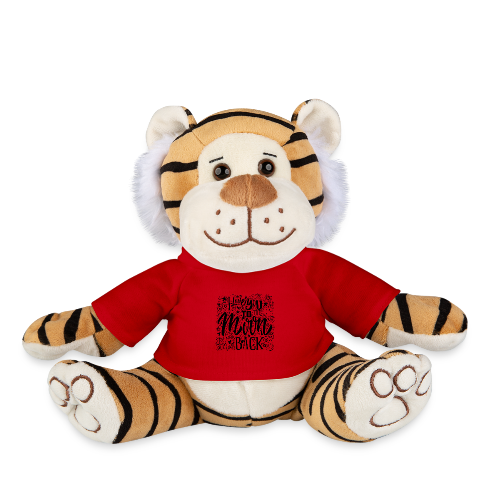 Pluche tijger - rood