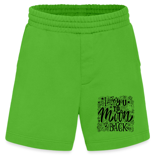 Heavyweight organic shorts made in EU - Apple Neon