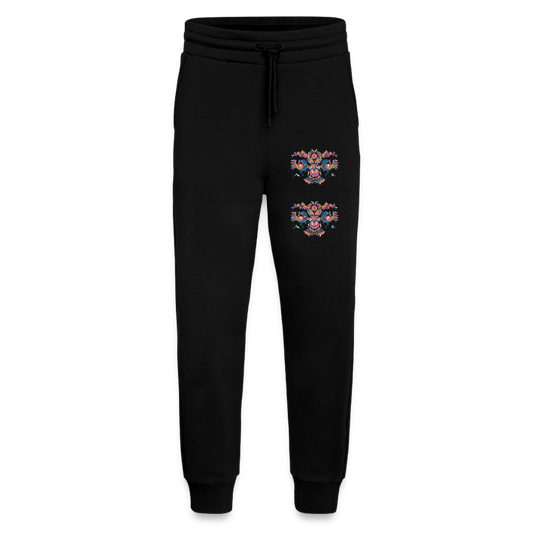 Organic relaxed joggingbroek made in EU - SOLID BLACK