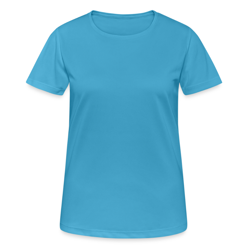 Vrouwen T-shirt ademend actief - saffierblauw