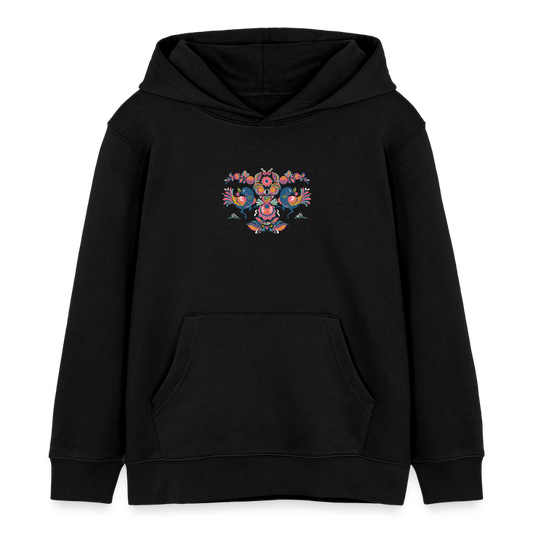 Stanley/Stella Kinder-bio-hoodie Mini Cruiser - zwart
