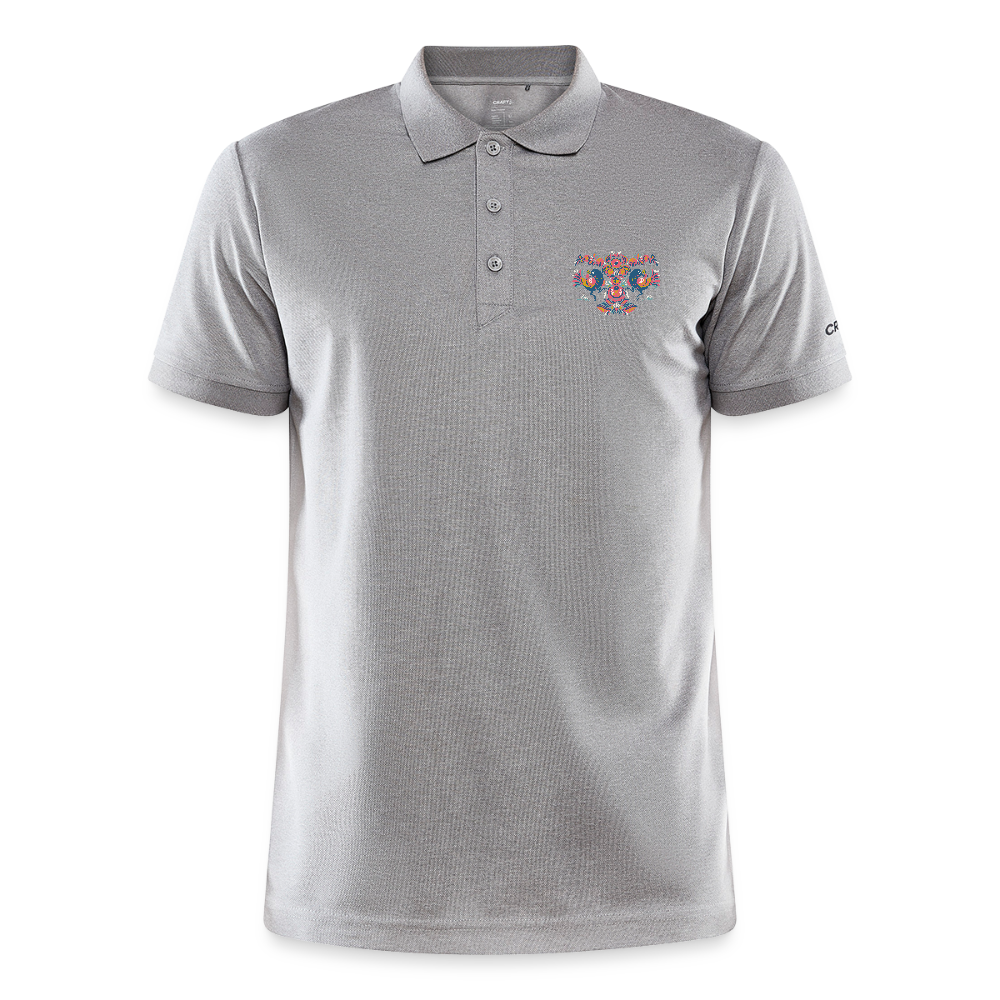 CRAFT Core Unify polo - grijs gemêleerd