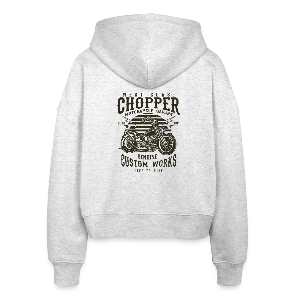 Stanley/Stella Vrouwen bio-ziphoodie Ida - heather wit