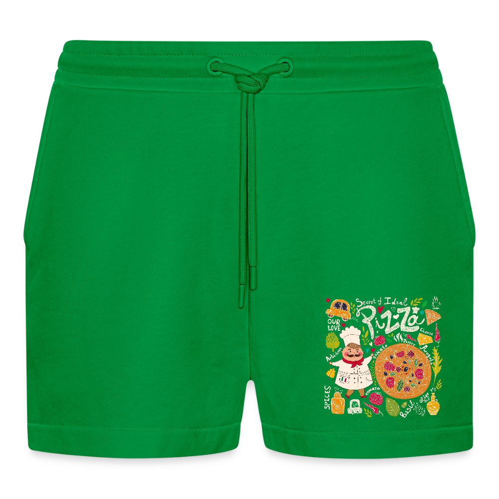 Organic relaxed cropped shorts made in EU - City Green