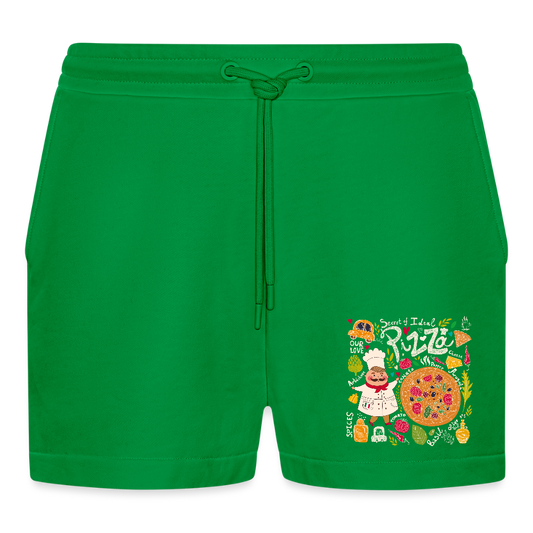 Organic relaxed cropped shorts made in EU - City Green