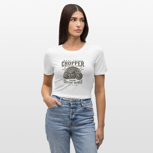 Cropped T-Shirt - wit