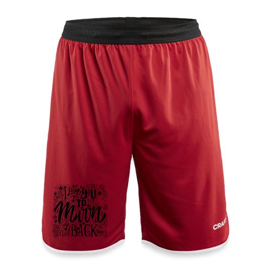 CRAFT Progress mannen basketbalshorts - donkerrood