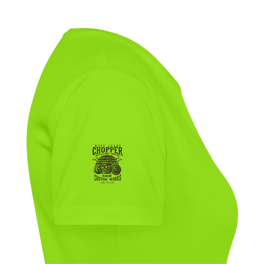 Vrouwen T-shirt ademend actief - neongroen