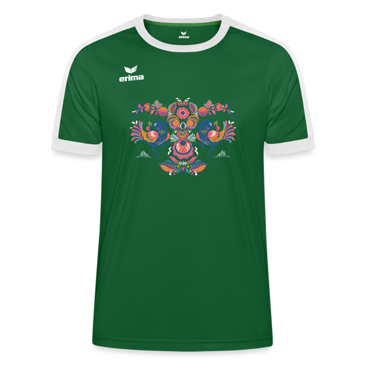 Erima Uniseks Retro Star shirt - groen/wit