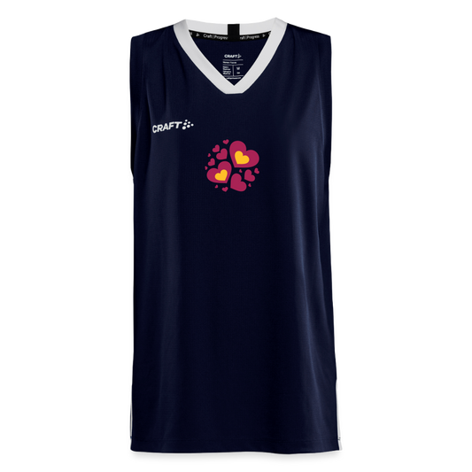 CRAFT Progress teenager basketbalshirt - navy