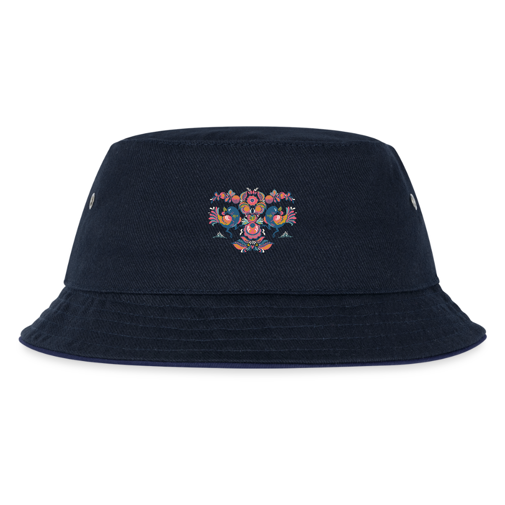 Kinder bucket hat - navy/navy