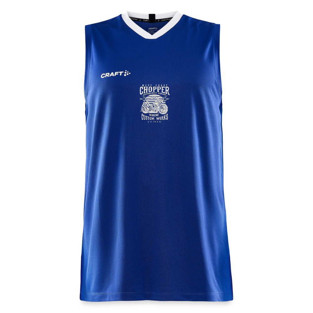 CRAFT Progress mannen basketbalshirt - koningsblauw