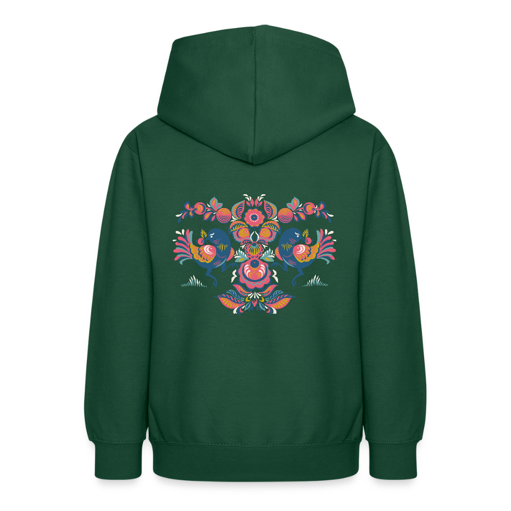 Teenager hoodie - flesgroen