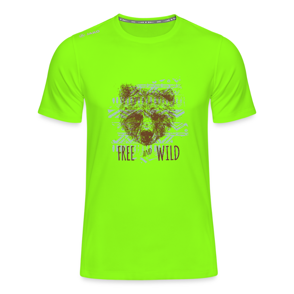 JAKO Mannen T-shirt Run 2.0 - neongroen