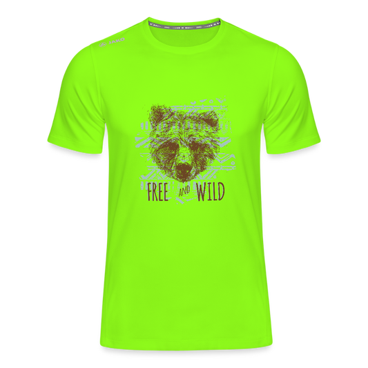 JAKO Mannen T-shirt Run 2.0 - neongroen