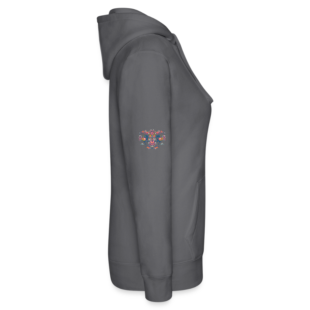Vrouwenhoodie van Russell - grijs