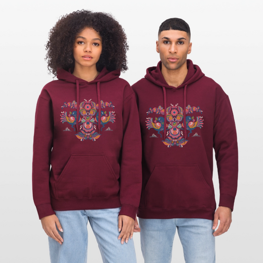 Gildan uniseks Softstyle® Midweight hoodie - maroon
